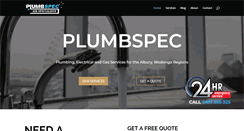 Desktop Screenshot of plumbspec.com.au